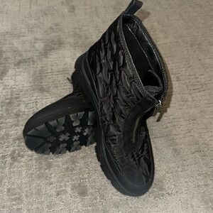 Lucky Brand Black Boots - Chunky Sole - size 11